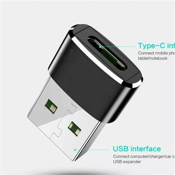 USB Type C Female to USB 3.1 Male Adapter Converter Charger iPhone 15,16,Samsung