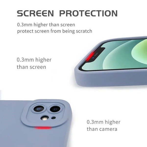 Shockproof Silicone Case For iPhone 15 12 14 11 Pro Max XS X 8 7 SE 16Pro Max 16