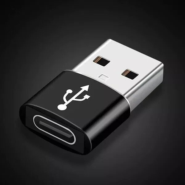 USB Type C Female to USB 3.1 Male Adapter Converter Charger iPhone 15,16,Samsung