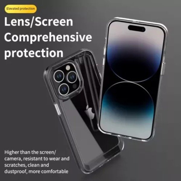 Anti Shockproof Acrylic Clear Phone Case For iphone 15 Pro Max/14/13/11 /SE 3 /8